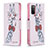 Coque Portefeuille Motif Fantaisie Livre Cuir Etui Clapet B01F pour Samsung Galaxy A02s Petit