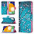 Coque Portefeuille Motif Fantaisie Livre Cuir Etui Clapet B01F pour Samsung Galaxy A04s Petit