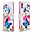 Coque Portefeuille Motif Fantaisie Livre Cuir Etui Clapet B01F pour Samsung Galaxy A11 Colorful