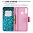 Coque Portefeuille Motif Fantaisie Livre Cuir Etui Clapet B01F pour Samsung Galaxy A20s Petit