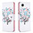 Coque Portefeuille Motif Fantaisie Livre Cuir Etui Clapet B01F pour Samsung Galaxy A23s Blanc