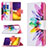 Coque Portefeuille Motif Fantaisie Livre Cuir Etui Clapet B01F pour Samsung Galaxy A24 4G Petit