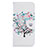Coque Portefeuille Motif Fantaisie Livre Cuir Etui Clapet B01F pour Samsung Galaxy A30 Blanc