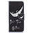 Coque Portefeuille Motif Fantaisie Livre Cuir Etui Clapet B01F pour Samsung Galaxy A30S Noir