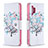 Coque Portefeuille Motif Fantaisie Livre Cuir Etui Clapet B01F pour Samsung Galaxy A32 5G Blanc