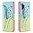 Coque Portefeuille Motif Fantaisie Livre Cuir Etui Clapet B01F pour Samsung Galaxy A32 5G Pastel Vert