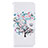 Coque Portefeuille Motif Fantaisie Livre Cuir Etui Clapet B01F pour Samsung Galaxy A50S Blanc