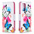 Coque Portefeuille Motif Fantaisie Livre Cuir Etui Clapet B01F pour Samsung Galaxy A52 4G Colorful