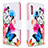 Coque Portefeuille Motif Fantaisie Livre Cuir Etui Clapet B01F pour Samsung Galaxy A70E Colorful