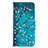 Coque Portefeuille Motif Fantaisie Livre Cuir Etui Clapet B01F pour Samsung Galaxy M10S Cyan