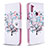 Coque Portefeuille Motif Fantaisie Livre Cuir Etui Clapet B01F pour Samsung Galaxy M11 Blanc