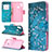 Coque Portefeuille Motif Fantaisie Livre Cuir Etui Clapet B01F pour Samsung Galaxy M11 Petit