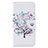 Coque Portefeuille Motif Fantaisie Livre Cuir Etui Clapet B01F pour Samsung Galaxy M20 Blanc