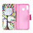 Coque Portefeuille Motif Fantaisie Livre Cuir Etui Clapet B01F pour Samsung Galaxy M20 Petit