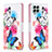 Coque Portefeuille Motif Fantaisie Livre Cuir Etui Clapet B01F pour Samsung Galaxy M33 5G Colorful