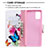 Coque Portefeuille Motif Fantaisie Livre Cuir Etui Clapet B01F pour Samsung Galaxy M40S Petit