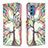 Coque Portefeuille Motif Fantaisie Livre Cuir Etui Clapet B01F pour Samsung Galaxy M52 5G Petit