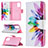 Coque Portefeuille Motif Fantaisie Livre Cuir Etui Clapet B01F pour Samsung Galaxy Note 20 5G Petit