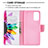 Coque Portefeuille Motif Fantaisie Livre Cuir Etui Clapet B01F pour Samsung Galaxy Note 20 5G Petit