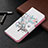 Coque Portefeuille Motif Fantaisie Livre Cuir Etui Clapet B01F pour Samsung Galaxy S21 5G Mixte