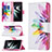 Coque Portefeuille Motif Fantaisie Livre Cuir Etui Clapet B01F pour Samsung Galaxy S21 5G Petit