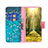 Coque Portefeuille Motif Fantaisie Livre Cuir Etui Clapet B01F pour Xiaomi Poco C50 Petit