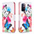 Coque Portefeuille Motif Fantaisie Livre Cuir Etui Clapet B01F pour Xiaomi Poco M4 Pro 5G Colorful