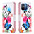 Coque Portefeuille Motif Fantaisie Livre Cuir Etui Clapet B01F pour Xiaomi Redmi 11A 4G Colorful