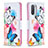 Coque Portefeuille Motif Fantaisie Livre Cuir Etui Clapet B01F pour Xiaomi Redmi K40 Pro 5G Colorful