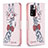 Coque Portefeuille Motif Fantaisie Livre Cuir Etui Clapet B01F pour Xiaomi Redmi Note 11 Pro+ Plus 5G Petit