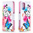 Coque Portefeuille Motif Fantaisie Livre Cuir Etui Clapet B01F pour Xiaomi Redmi Note 11 SE India 4G Colorful