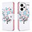 Coque Portefeuille Motif Fantaisie Livre Cuir Etui Clapet B01F pour Xiaomi Redmi Note 13 Pro+ Plus 5G Blanc