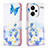 Coque Portefeuille Motif Fantaisie Livre Cuir Etui Clapet B01F pour Xiaomi Redmi Note 13 Pro+ Plus 5G Bleu