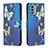 Coque Portefeuille Motif Fantaisie Livre Cuir Etui Clapet B03F pour Nokia G22 Bleu Ciel