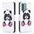 Coque Portefeuille Motif Fantaisie Livre Cuir Etui Clapet B03F pour Nokia G22 Mixte