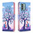 Coque Portefeuille Motif Fantaisie Livre Cuir Etui Clapet B03F pour Nokia G22 Petit