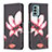 Coque Portefeuille Motif Fantaisie Livre Cuir Etui Clapet B03F pour Nokia G22 Petit