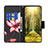 Coque Portefeuille Motif Fantaisie Livre Cuir Etui Clapet B03F pour Samsung Galaxy A04 4G Petit