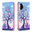 Coque Portefeuille Motif Fantaisie Livre Cuir Etui Clapet B03F pour Samsung Galaxy A13 4G Petit