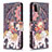 Coque Portefeuille Motif Fantaisie Livre Cuir Etui Clapet B03F pour Samsung Galaxy A22s 5G Petit