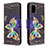 Coque Portefeuille Motif Fantaisie Livre Cuir Etui Clapet B03F pour Samsung Galaxy A31 Petit