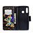 Coque Portefeuille Motif Fantaisie Livre Cuir Etui Clapet B03F pour Samsung Galaxy A70E Petit