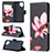 Coque Portefeuille Motif Fantaisie Livre Cuir Etui Clapet B03F pour Samsung Galaxy F12 Petit