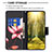 Coque Portefeuille Motif Fantaisie Livre Cuir Etui Clapet B03F pour Samsung Galaxy F23 5G Petit