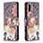 Coque Portefeuille Motif Fantaisie Livre Cuir Etui Clapet B03F pour Samsung Galaxy M02 Petit