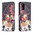 Coque Portefeuille Motif Fantaisie Livre Cuir Etui Clapet B03F pour Samsung Galaxy Note 20 5G Petit