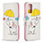 Coque Portefeuille Motif Fantaisie Livre Cuir Etui Clapet B03F pour Samsung Galaxy Note 20 5G Petit