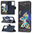 Coque Portefeuille Motif Fantaisie Livre Cuir Etui Clapet B03F pour Samsung Galaxy Note 20 Ultra 5G Petit