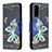 Coque Portefeuille Motif Fantaisie Livre Cuir Etui Clapet B03F pour Samsung Galaxy S20 FE 4G Noir