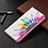 Coque Portefeuille Motif Fantaisie Livre Cuir Etui Clapet B03F pour Samsung Galaxy S21 5G Colorful